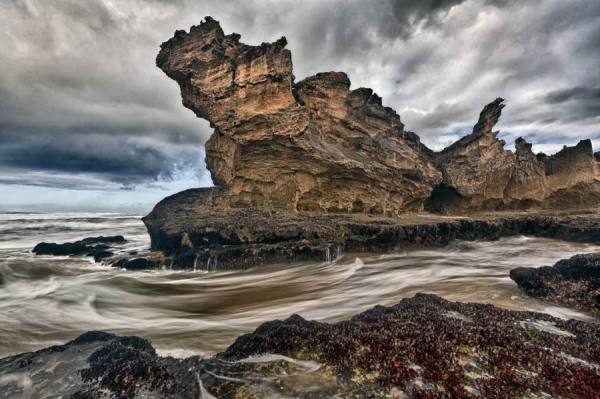 Photograph Des Kleineibst Castle Rock on One Eyeland